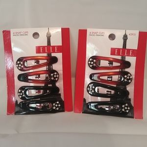 Elle snap hair clips